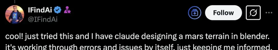 Manus-Driven MCP Protocol Enables Claude to Automate 3D Modeling with One Prompt: 'True AI + Appl… — figure 5
