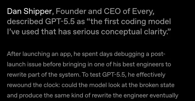 Just Released: GPT-5.5; NVIDIA Engineer Compares Losing It to Amputation — figure 11